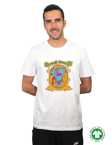 Unisex-T-Shirt mit Original-Logo, weiß